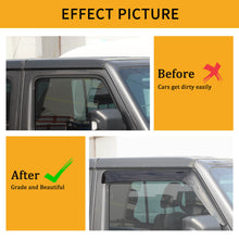 For 2018+ Jeep Wrangler JL/JT 4Door Side Window Visors Rain Shield Guards Cover RT-TCZ