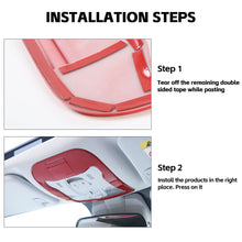 For 2016+ Jeep Renegade Reading Light Lamp Cover Trim Decor Panel Card Slot RT-TCZ
