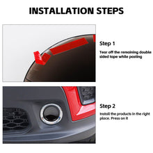 For 2019+ Jeep Renegade Front Fog Light Lamp Covers Trim Decor Smoked Black RT-TCZ