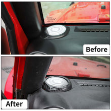 For 2015-2017 Jeep Wrangler JK JKU A Pillar Speaker Trim Cover RT-TCZ