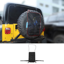 For 1997+ Jeep Wrangler JK JL TJ Spare Tire Garbage Rubbish Storage Bag RT-TCZ