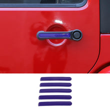 For 2007-2017 Jeep Wrangler JK JKU 4Door Door Handle Trim Insert Cover Strips RT-TCZ