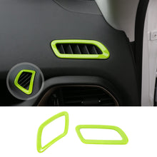 For 2016+ Jeep Renegade Dashboard Front Air Vent Outlet Ring Cover Trim RT-TCZ