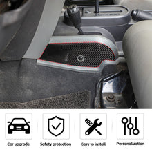 For 2007-2010 Jeep Wrangler JK Soft Carbon Fiber Gear Shift Side Panel Trim Stickers RT-TCZ