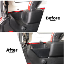 For 2024+ Jeep Wrangler JLU 4Door Rear Cargo Trunk Both Side Storage Box Organizer Tray RT-TCZ