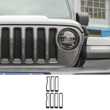 For 2018-2023 Jeep JL Front Grille Grill Insert Ring Trim Decor Ring Cover RT-TCZ