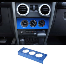 For 2007-2010 Jeep Wrangler JK Air Condition Vent Frame Cover Trim Dash Board ABS Central Ring Bezel RT-TCZ