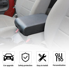 For 2007-2010 Jeep Wrangler JK Car Center Console Armrest Cover Black RT-TCZ