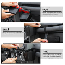 For 2007-2010 Jeep Wrangler JK Co-pilot Handle Storage Box Phone Holder Mount RT-TCZ