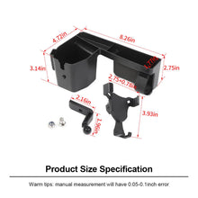 For 2007-2010 Jeep Wrangler JK Co-pilot Handle Storage Box Phone Holder Mount RT-TCZ