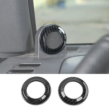For 2007-2014 Jeep Wrangler JK JKU A-Pillar Speaker Ring Cover Trim RT-TCZ