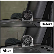 For 2007-2014 Jeep Wrangler JK JKU A-Pillar Speaker Ring Cover Trim RT-TCZ