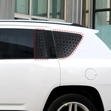 For 2007-2016 Jeep Compass 4 x Rear Triangular Window Glass Plate Trim Black RT-TCZ