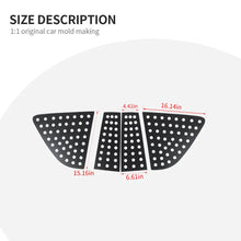 For 2007-2016 Jeep Compass 4 x Rear Triangular Window Glass Plate Trim Black RT-TCZ