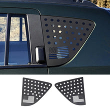 For 2007-2016 Jeep Compass Rear Window Cover Aluminum Alloy Glass Panel Black RT-TCZ