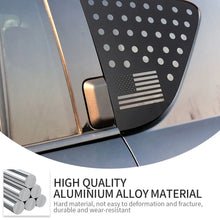 For 2007-2016 Jeep Compass Rear Window Cover Aluminum Alloy Glass Panel Black RT-TCZ