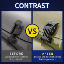 For 2007-2017 Jeep Wrangler JK JKU Stainless Steel Hood Catch Latches Kit RT-TCZ