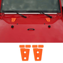 For 2007-2018 Jeep Wrangler JK 2 x Exterior Engine Hood Hinge Cover Trim RT-TCZ