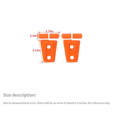 For 2007-2018 Jeep Wrangler JK 2 x Exterior Engine Hood Hinge Cover Trim RT-TCZ