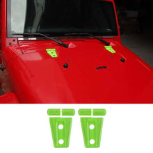 For 2007-2018 Jeep Wrangler JK 2 x Exterior Engine Hood Hinge Cover Trim RT-TCZ