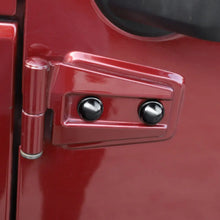 For 2007-2018 Jeep Wrangler JK 2Door Hood & Door Hinge Bolt Trim Cap Cover Kit, A-Pillar Protection, 12PCS RT-TCZ