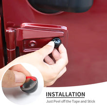 For 2007-2018 Jeep Wrangler JK 2Door Hood & Door Hinge Bolt Trim Cap Cover Kit, A-Pillar Protection, 12PCS RT-TCZ