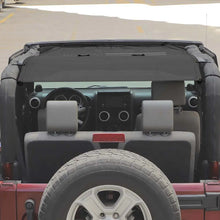 For 2007-2018 Jeep Wrangler JK 2Dr Sunshade UV Protection Mesh Heat Shade Soft Top US Flag RT-TCZ