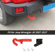 For 2007-2018 Jeep Wrangler JK Bumper Hook Rear Trailer Tow Hitch Accessories RT-TCZ