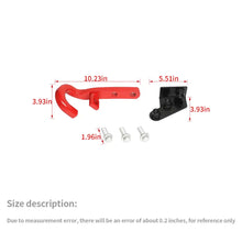 For 2007-2018 Jeep Wrangler JK Bumper Hook Rear Trailer Tow Hitch Accessories RT-TCZ