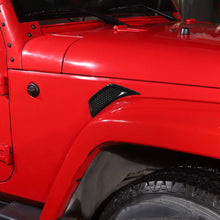 For 2007-2018 Jeep Wrangler JK Front Fender Leaf Plate Air Vent Cover Trim RT-TCZ