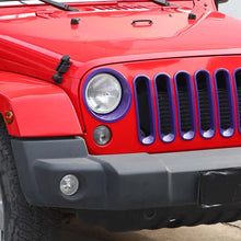 For 2007-2018 Jeep Wrangler JK Front Grill Inserts & Headlight Trim Bezels RT-TCZ