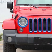 For 2007-2018 Jeep Wrangler JK Front Grill Inserts & Headlight Trim Bezels RT-TCZ