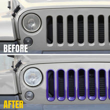 For 2007-2018 Jeep Wrangler JK Front Grille Insert Frame Trim Ring RT-TCZ