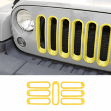 For 2007-2018 Jeep Wrangler JK Front Grille Insert Frame Trim Ring RT-TCZ