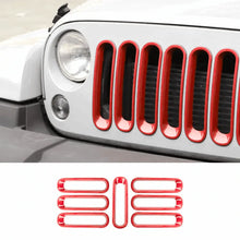 For 2007-2018 Jeep Wrangler JK Front Grille Insert Frame Trim Ring RT-TCZ