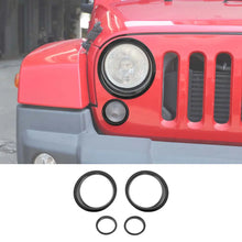 For 2007-2018 Jeep Wrangler JK Headlight Ring/Front Turn Signal Trim Bezels RT-TCZ