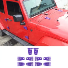 For 2007-2018 Jeep Wrangler JK JKU 4-Door Hood & Door Hinge Cover Trim Kit RT-TCZ