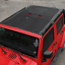For 2007-2018 Jeep Wrangler JK JKU 4 Door Soft Leather Sunshade Top Full Length Cover Black RT-TCZ