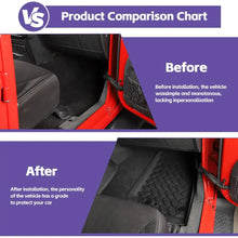 For 2007-2018 Jeep Wrangler JK JKU 4-Door Waterproof Car Floor Foot Mats Replacement RT-TCZ