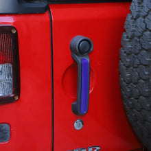 For 2007-2018 Jeep Wrangler JK JKU 4Door Door Handle Trim Insert Cover Strips RT-TCZ