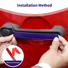 For 2007-2018 Jeep Wrangler JK JKU 4Door Door Handle Trim Insert Cover Strips RT-TCZ