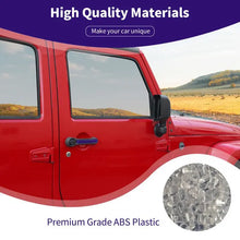 For 2007-2018 Jeep Wrangler JK JKU 4Door Door Handle Trim Insert Cover Strips RT-TCZ