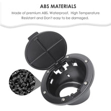 For 2007-2018 Jeep Wrangler JK JKU Aluminum Gas Cap Fuel Filler Door Cover (Black) RT-TCZ