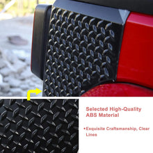 For 2007-2018 Jeep Wrangler JK JKU Armor Tail Light Corner Guards Cover RT-TCZ