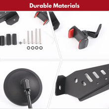 For 2007-2018 Jeep Wrangler JK JKU Door Off Mirrors Rear View Quick Release Mirrors with Phone Holder Mount RT-TCZ