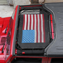 For 2007-2018 Jeep Wrangler JK JKU Half-Length Mesh Bikini Top Sunshade – UV Protection Soft Roof Cover RT-TCZ