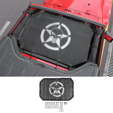 For 2007-2018 Jeep Wrangler JK JKU Half-Length Mesh Bikini Top Sunshade – UV Protection Soft Roof Cover RT-TCZ
