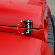 For 2007-2018 Jeep Wrangler JK JKU Stainless Steel Locking Hood Latch Catch Kit RT-TCZ