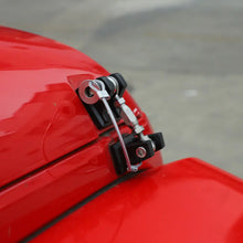 For 2007-2018 Jeep Wrangler JK JKU Stainless Steel Locking Hood Latch Catch Kit RT-TCZ