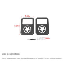 For 2007-2018 Jeep Wrangler JK/JKU Tail Light Guard Protectors Trim RT-TCZ